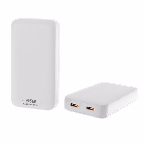 Lieferant von Laptop-Ladegeräten, Wandladegerät, 65 W, GaN AC/DC-Netzteil, PD-Funktion, Typ-C-Anschluss, Reiseaufladung, Mobiltelefon, Laptop, USB, Schnellladegerät