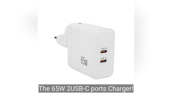 2021 Neues Modell, mehrere USB- und USB-C-Schnellladegeräte, 30 bis 65 W GaN-Schnellladegerät für iPhone 12 (M1)